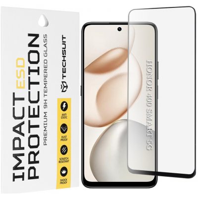Techsuit ESD sklo Honor 400 Smart 5G 4G 200 90 X7d X7b X7c černé 165938 – Zboží Živě