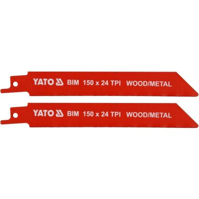 Yato Pilové listy BIM 150mm 24TPI 2ks YT-33932 – Zboží Dáma