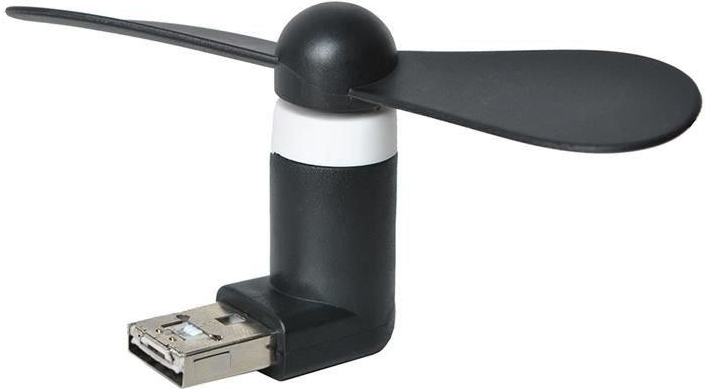 ISO 5770 Mini větráček microUSB černá