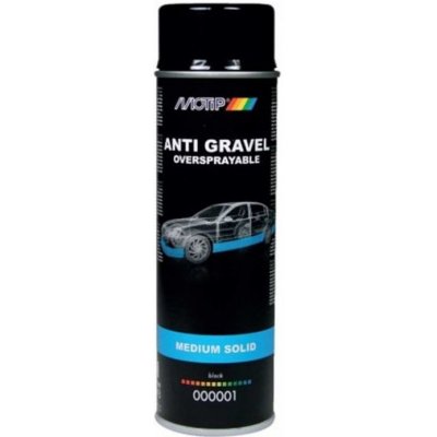 Motip Anti Gravel Sprej na nástřik podvozků - černý přetiratelný, 500 ml – Hledejceny.cz