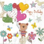 ubrousek 33 x 33 cm HAPPY – Zbozi.Blesk.cz