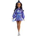 Barbie Deluxe modelka Modré šaty JFP42 – Zboží Dáma