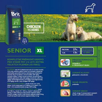 Brit Premium Senior XL 2 x 15 kg