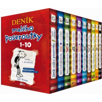 Deník malého poseroutky BOX 1-10 - Jeff Kinney