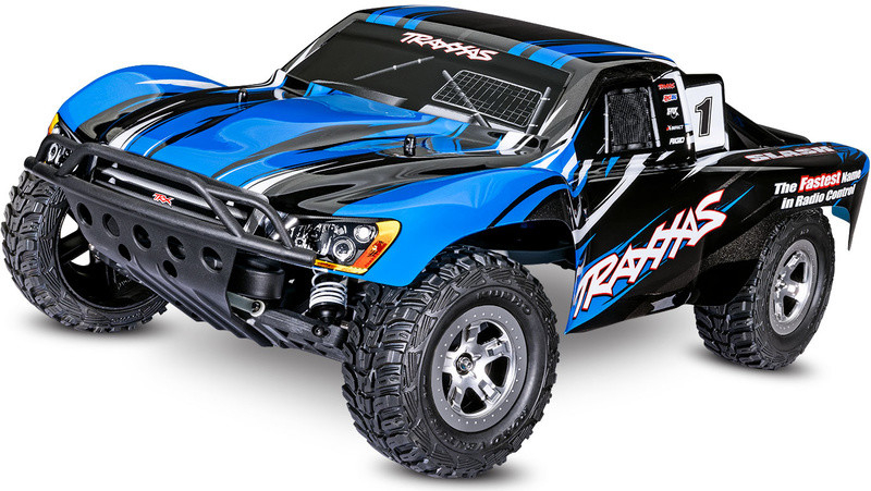 Traxxas Nitro Slash RTR modrá 1:10