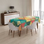 Sablio Ubrus Trojúhelníky 130x170 – Zboží Mobilmania