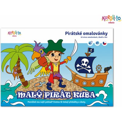 Pirátské omalovánky Malý pirát Kuba Imagu s.r.o. – Zboží Mobilmania