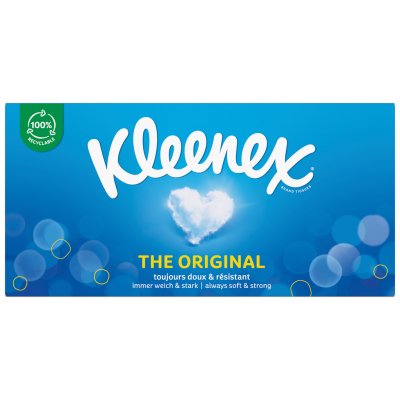 Kleenex Original papírové kapesníčky v krabičce 3-vrstvé 80 ks