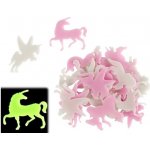 Mikrotrading UNICORN jednorožec nálepky svítící ve tmě 24 ks v krabičce – Zboží Mobilmania