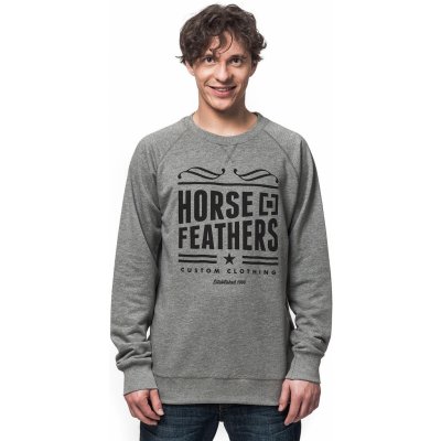 Horsefeathers CHRIS SWEATSHIRT heather gray