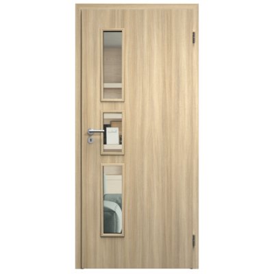 Sapeli Elegant Komfort M33 otočné dub hikari 100 x 197 cm Čiré sklo – Hledejceny.cz