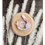 Puntja.cz klip na dudlík heřmánek se jménem světlá růžová růžová tyrkysová bílá – Zboží Dáma Puntja.cz klip na dudlík heřmánek se jménem světlá růžová růžová tyrkysová bílá – Zboží Dáma