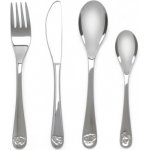 Zilverstad Dětský příbor medvídek se srdíčkem 4 ks – Zboží Dáma