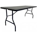 TENTino STL180P skládací stůl 180x76 cm PŮLENÝ, bílý – Zbozi.Blesk.cz