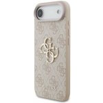 Guess PU 4G Metal Logo Zadní Kryt pro iPhone Air Pink – Zboží Mobilmania