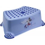 Dětský taburet v modré barvě s motivem Mickey - 40x28x14 cm - POSLEDNÍ 2 KS – Zboží Mobilmania