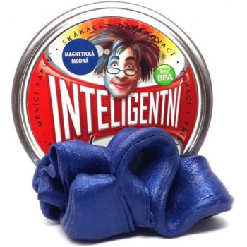 Inteligentní plastelína modrá magnetická