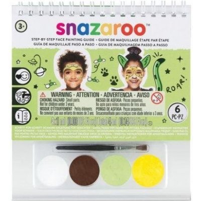 Snazaroo SMT Creatoys Barvy na obličej Sada barev zvířátka s postupem – Zboží Mobilmania