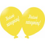 Balonky.cz Balónek žlutý Krásné narozeniny! – Zboží Mobilmania