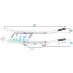 Řidítka s hrazdou (průměr 22mm) MTZ - modré 23Ř-933-603 | Zboží Auto
