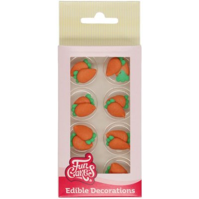 Fun Cakes FUNCAKES Cukrové ozdoby mrkev (16 ks) – Zbozi.Blesk.cz