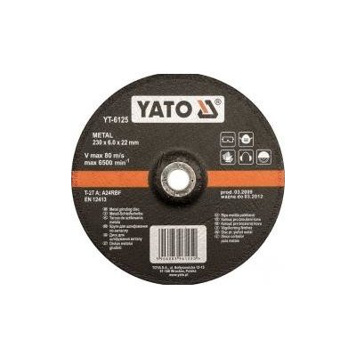 Yato Kotouč na kov 230 x 22 x 6,0 mm YT-6125 – Zboží Dáma