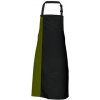 Zástěra Link Kitchen Wear Duo zástěra X988 Olive Pantone 378 72x85cm