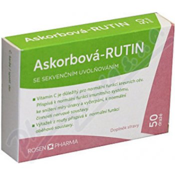 Rosen Askorbová Rutin 50 tablet
