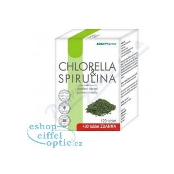 EdenPharma Chlorella Spirulina tablet 120+30