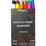 Artmagico akrylový popisovač 2 mm 12 ks 80098 – Zboží Živě Artmagico akrylový popisovač 2 mm 12 ks 80098 – Zboží Živě