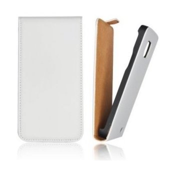Pouzdro ForCell Slim Flip Samsung Galaxy Ace 4 G357 Bílé