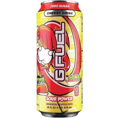 G FUEL Knuckles Energetický nápoj s příchutí kyselých malinových bonbonů 473 ml – Hledejceny.cz