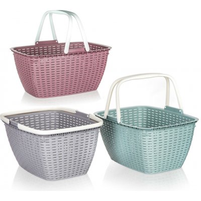 BANQUET Košík nákupní plastový ACASSA 17l mix barev – Zboží Dáma