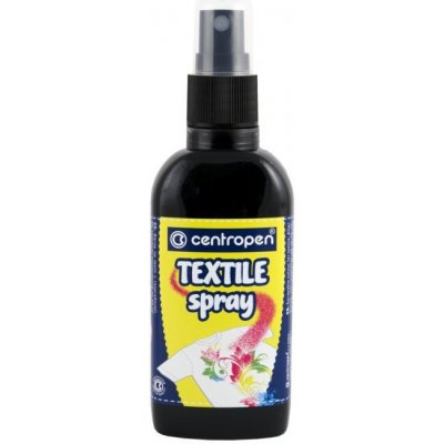 CENTROPEN Barva na textil 1139 sprej 110ml černá – Zbozi.Blesk.cz