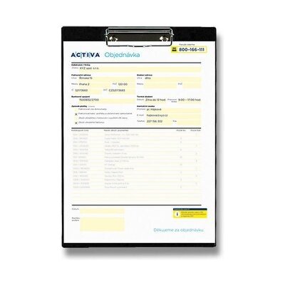 Karton P+P Psací podložka Titan černá A4 5-532 – Zboží Živě