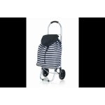 BRILANZ Nákupní taška na kolečkách 87x35x28 cm černý pruh – Zboží Dáma