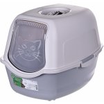 Diamentiq krytá kočičí toaleta 56 x 40 x 39 cm – Zboží Mobilmania