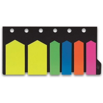 Záložky Concorde, mix barev, 6x 20 záložek – Zboží Dáma