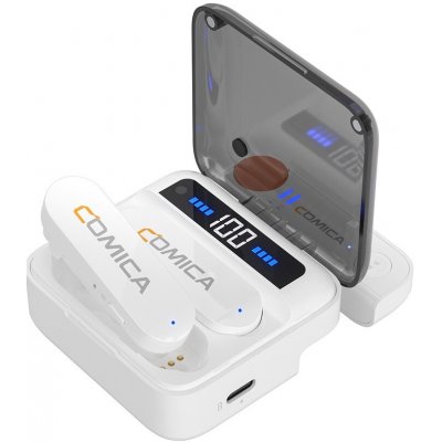 COMICA AUDIO [Závada] Comica Vimo S (UC) 2,4G bezdrátové klopové mikrofony pro Smartphone a tablety – funkční 1 mikrofon ze 2 Vimo-S MI B – Zboží Živě