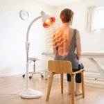 Terapeutická infračervená lampa Sollux se stojanem s časovačem a UV filtrem 275 W – Zbozi.Blesk.cz