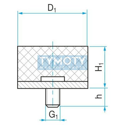 Silentblok typ 4 - 20x10 M6x15 – Hledejceny.cz