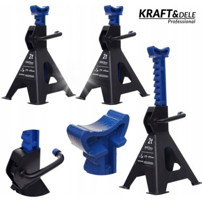 Kraft&Dele Podpěra pod auto 2 t 2 ks KD3170 – Sleviste.cz