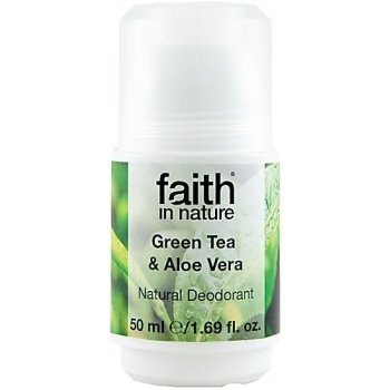 Faith in Nature kuličkový deo-krystal BIO Green Tea 50 ml