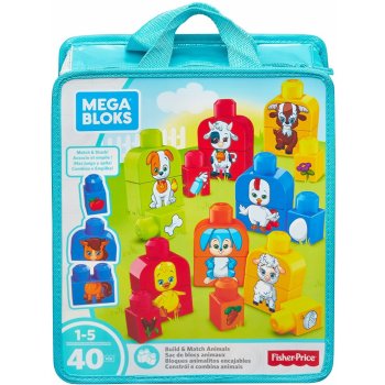 Mega Bloks sestav si zvířátka (40ks)