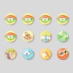 Magnetické plánovače Chodím do školky sada plánovacích magnetek 12 ks – Hledejceny.cz