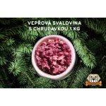Krmimmasem.cz Vepřová svalovina s chrupavkou 1 kg – Hledejceny.cz