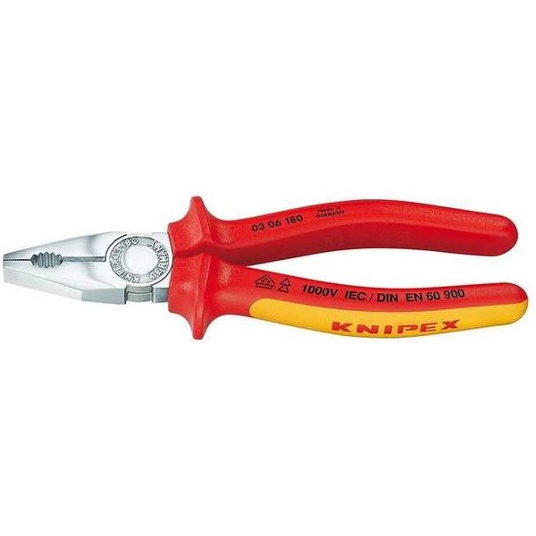 Kleště kombinované Knipex 03 06 180 Kombinované kleště 180 mm - 1000V