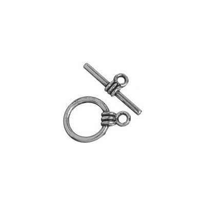 Americké zapínání platinové, 10 mm, 4 sety – Zboží Mobilmania