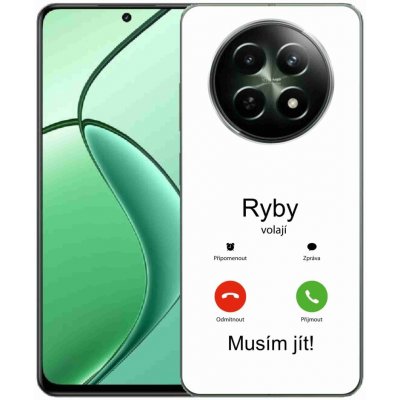 Gelový kryt mmCase na Realme 12 5G/12x 5G ryby volají bílé pozadí – Zboží Živě