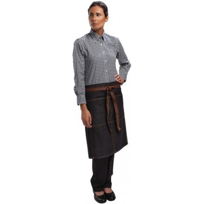 Chef Works B344 zástěra Memphis Bistro v Urban stylu černá – Zboží Mobilmania